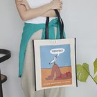 【トプカピ/TOPKAPI】の【Breath TOPKAPI】サヴィニャック Breath TOPKAPIアート プリント フラット オーガニックキャンバス トート バッグ オレンジ|ID: prp329100004591273 ipo3291000000032586964