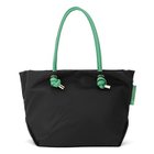 【ヴィオラドーロ/VIOLAd'ORO】のノットハンドルナイロントートM BLACK&#215;KELLY GREEN|ID:prp329100004591274