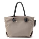 【ヴィオラドーロ/VIOLAd'ORO】のノットハンドルナイロントートS TAUPE&#215;BLACK|ID:prp329100004591275