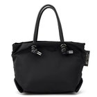 【ヴィオラドーロ/VIOLAd'ORO】のノットハンドルナイロントートS BLACK×BLACK|ID: prp329100004591275 ipo3291000000032732581
