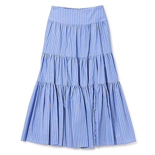 【ペールジュート/Pale Jute】のstripe tired skirt 人気、トレンドファッション・服の通販 founy(ファニー) 　ファッション　Fashion　レディースファッション　Ladies' Fashion Online　スカート　Skirt　ストライプ　Stripe　セットアップ　Set Up　ティアードスカート　Tiered Skirt　洗える　Washable　 other-1|ID: prp329100004592157 ipo3291000000032601282