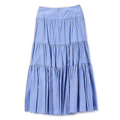 【ペールジュート/Pale Jute】のstripe tired skirt 人気、トレンドファッション・服の通販 founy(ファニー) 　ファッション　Fashion　レディースファッション　Ladies' Fashion Online　スカート　Skirt　ストライプ　Stripe　セットアップ　Set Up　ティアードスカート　Tiered Skirt　洗える　Washable　other-2|ID: prp329100004592157 ipo3291000000032601284