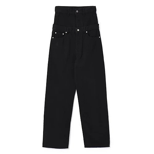 【キイト/QUIITO】のREDENIM W WAIST PT インテリア・キッズ・メンズ・レディースファッション・服の通販 founy(ファニー) 　ファッション　Fashion　レディースファッション　Ladies' Fashion Online　パンツ　Pants　2025年　2025　2025-2026秋冬・A/W　Aw/Autumn/Winter/Fw/Fall/2025-2026　デニム　Denim　洗える　Washable　BLACK|ID: prp329100004592158 ipo3291000000032601287