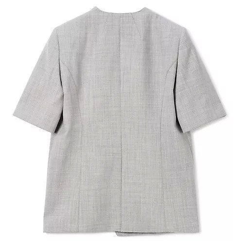 【アキラナカ/AKIRANAKA】のAmalia jacket 人気、トレンドファッション・服の通販 founy(ファニー) 　ファッション　Fashion　レディースファッション　Fashion for Women　アウター　Coat / Outerwear Collection　レディースジャケット・軽アウター　Jackets　2025年　2025　2025-2026秋冬・A/W　Autumn/Winter 2025–26 AW25–26　アシンメトリー　Asymmetrical Style　シェイプ　Shape, Slim Fit　ジャケット　Jacket, Outerwear　フロント　Front, Front Design　半袖　Short Sleeve, Half Sleeve　other-2|ID: prp329100004592167 ipo3291000000034367204