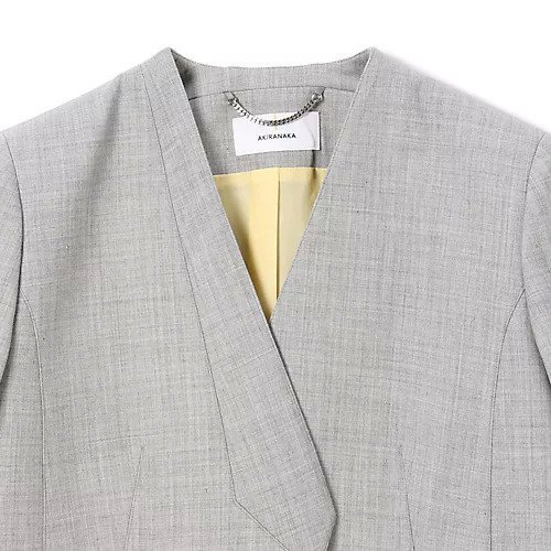 【アキラナカ/AKIRANAKA】のAmalia jacket 人気、トレンドファッション・服の通販 founy(ファニー) 　ファッション　Fashion　レディースファッション　Fashion for Women　アウター　Coat / Outerwear Collection　レディースジャケット・軽アウター　Jackets　2025年　2025　2025-2026秋冬・A/W　Autumn/Winter 2025–26 AW25–26　アシンメトリー　Asymmetrical Style　シェイプ　Shape, Slim Fit　ジャケット　Jacket, Outerwear　フロント　Front, Front Design　半袖　Short Sleeve, Half Sleeve　other-3|ID: prp329100004592167 ipo3291000000034367205