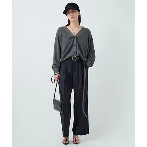 【カオス/Chaos】のハースニットカーディガン 人気、トレンドファッション・服の通販 founy(ファニー) 　ファッション　Fashion　レディースファッション　Ladies' Fashion Online　トップス・カットソー　Tops/Tshirt　ニット　Knit Tops　カーディガン　Cardigans　おすすめ　Recommend　カットソー　Cut And Sew　カーディガン　Cardigan　スウェット　Sweat　ワッフル　Waffle　秋　Autumn/Fall　other-2|ID: prp329100004592392 ipo3291000000032603127
