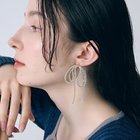 【フィービィー/phoebe】のブライトリボンピアス ホワイト|ID: prp329100004592399 ipo3291000000032603174