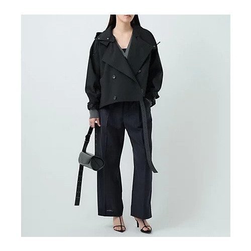 【カオス/Chaos】のVACHEMENT ショートトレンチコート 25AW 人気、トレンドファッション・服の通販 founy(ファニー) 　ファッション　Fashion　レディースファッション　Ladies' Fashion Online　アウター　Coat Outerwear　コート　Coats　トレンチコート　Trench Coats　ショート　Short　タフタ　Taffeta　チェック　Check　トレンチ　Trench　定番　Standard　人気　Popularity　別注　Special Order　ミックス　Mix　無地　Plain Color　2025年　2025　2025-2026秋冬・A/W　Aw/Autumn/Winter/Fw/Fall/2025-2026　other-2|ID: prp329100004592405 ipo3291000000032603212