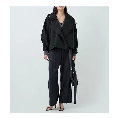 【カオス/Chaos】のVACHEMENT ショートトレンチコート 25AW 人気、トレンドファッション・服の通販 founy(ファニー) 　ファッション　Fashion　レディースファッション　Ladies' Fashion Online　アウター　Coat Outerwear　コート　Coats　トレンチコート　Trench Coats　ショート　Short　タフタ　Taffeta　チェック　Check　トレンチ　Trench　定番　Standard　人気　Popularity　別注　Special Order　ミックス　Mix　無地　Plain Color　2025年　2025　2025-2026秋冬・A/W　Aw/Autumn/Winter/Fw/Fall/2025-2026　other-3|ID: prp329100004592405 ipo3291000000032603213