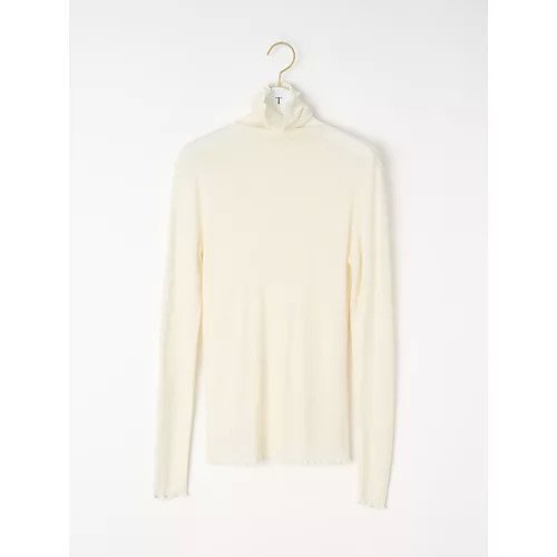 【ティッカ/TICCA】のウールシルクボトルネックプルオーバー インテリア・キッズ・メンズ・レディースファッション・服の通販 founy(ファニー) ファッション Fashion レディースファッション Fashion for Women トップス・カットソー Cut & Sew Tops カジュアルプルオーバー・ニットトップス Pullovers & Knit Tops / Casual Pullovers インナー Innerwear シルク Silk, 100% Silk ボトルネック Bottle Neck, Mock Neck エレガント 上品 Elegant 吸水 Absorbent, Quick-Dry 洗える Machine Washable ivory|ID: prp329100004593072 ipo3291000000035442989