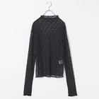 【トゥエルブクローゼット/12closet】の【洗える】総レースジャージートップス ブラック|ID: prp329100004593073 ipo3291000000032612223