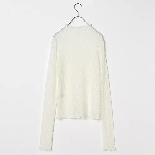 【トゥエルブクローゼット/12closet】の【洗える】総レースジャージートップス 人気、トレンドファッション・服の通販 founy(ファニー) 　ファッション　Fashion　レディースファッション　Ladies' Fashion Online　トップス・カットソー　Tops/Tshirt　インナー　Inner　カーディガン　Cardigan　タートルネック　Turtleneck　レース　Race　洗える　Washable　other-2|ID: prp329100004593073 ipo3291000000032612225