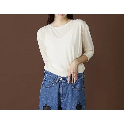 【スアデオ/suadeo】のバックスリットルーズトップス 人気、トレンドファッション・服の通販 founy(ファニー) 　ファッション　Fashion　レディースファッション　Ladies' Fashion Online　トップス・カットソー　Tops/Tshirt　なめらか　Smooth　インナー　Inner　シルク　Silk　シンプル　Simple　スリット　Slit　プレート　Plate　洗える　Washable　A/W・秋冬　Aw・Autumn/Winter・Fw・Fall-Winter　other-2|ID: prp329100004593074 ipo3291000000032612231