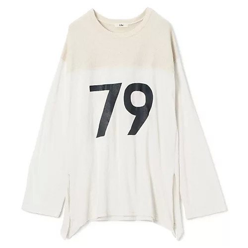 【ウーア/Uhr】のVintage 79 Long Tee インテリア・キッズ・メンズ・レディースファッション・服の通販 founy(ファニー) 　ファッション　Fashion　レディースファッション　Ladies' Fashion Online　フロント　Front　プリント　Print　洗える　Washable　Off White|ID: prp329100004593075 ipo3291000000032612235
