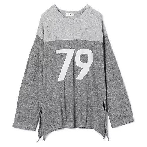 【ウーア/Uhr】のVintage 79 Long Tee インテリア・キッズ・メンズ・レディースファッション・服の通販 founy(ファニー) 　ファッション　Fashion　レディースファッション　Ladies' Fashion Online　フロント　Front　プリント　Print　洗える　Washable　Gray|ID: prp329100004593075 ipo3291000000032612236