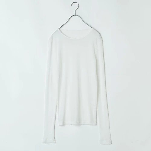 【トゥエルブクローゼット/12closet】の【福田麻琴さんコラボ】【洗える】シアークルーカットソー インテリア・キッズ・メンズ・レディースファッション・服の通販 founy(ファニー) 　ファッションモデル・俳優・女優　Models　女性　Women　福田麻琴　Fukuda Makoto　ファッション　Fashion　レディースファッション　Ladies' Fashion Online　トップス・カットソー　Tops/Tshirt　カットソー　Cut and Sewn　コラボ　Collaboration　シアー　Sheer　半袖　Short Sleeve　日本製　Made In Japan　洗える　Washable　ホワイト|ID: prp329100004593076 ipo3291000000032612241