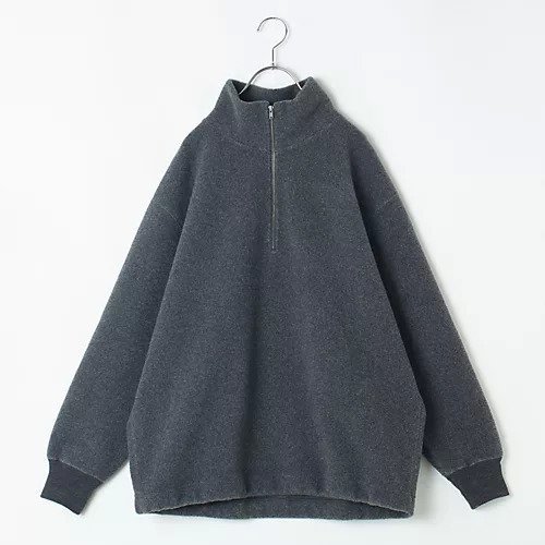 【トゥエルブクローゼット/12closet】の【福田麻琴さんコラボ】【洗える】ハーフジップボアトップス インテリア・キッズ・メンズ・レディースファッション・服の通販 founy(ファニー) 　ファッションモデル・俳優・女優　Models　女性　Women　福田麻琴　Fukuda Makoto　ファッション　Fashion　レディースファッション　Ladies' Fashion Online　トップス・カットソー　Tops/Tshirt　インナー　Inner　カットソー　Cut And Sew　コラボ　Collaboration　ジャージ　Jersey　ドローコード　Draw Cord　ベスト　Vest　ボトム　Bottom　洗える　Washable　グレー|ID: prp329100004593077 ipo3291000000032612246