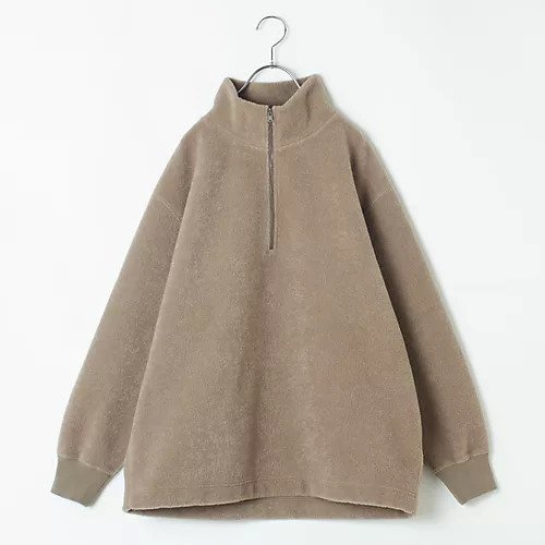 【トゥエルブクローゼット/12closet】の【福田麻琴さんコラボ】【洗える】ハーフジップボアトップス インテリア・キッズ・メンズ・レディースファッション・服の通販 founy(ファニー) 　ファッションモデル・俳優・女優　Models　女性　Women　福田麻琴　Fukuda Makoto　ファッション　Fashion　レディースファッション　Ladies' Fashion Online　トップス・カットソー　Tops/Tshirt　インナー　Inner　カットソー　Cut And Sew　コラボ　Collaboration　ジャージ　Jersey　ドローコード　Draw Cord　ベスト　Vest　ボトム　Bottom　洗える　Washable　ベージュ|ID: prp329100004593077 ipo3291000000032612247
