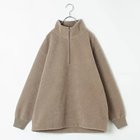 【トゥエルブクローゼット/12closet】の【洗える】ハーフジップボアトップス ベージュ|ID: prp329100004593077 ipo3291000000035414410