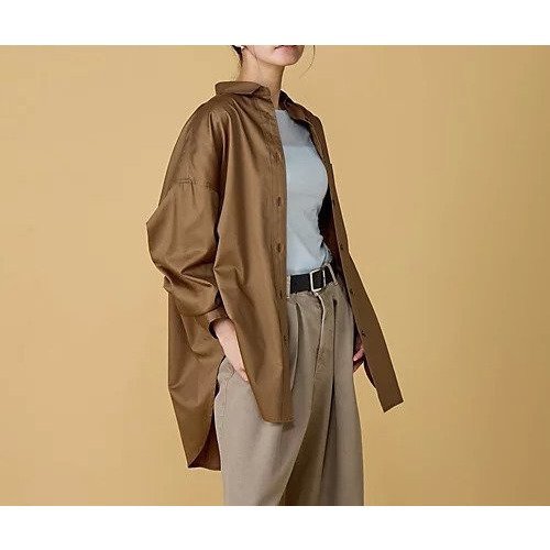 【サクラ/SACRA】のSUPERIOR COTTON POPLIN インテリア・キッズ・メンズ・レディースファッション・服の通販 founy(ファニー) 　ファッション　Fashion　レディースファッション　Fashion for Women　マニッシュ　Mannish, Boyish　別注　Limited Edition, Custom Order　MOCHA|ID: prp329100004593081 ipo3291000000035598983