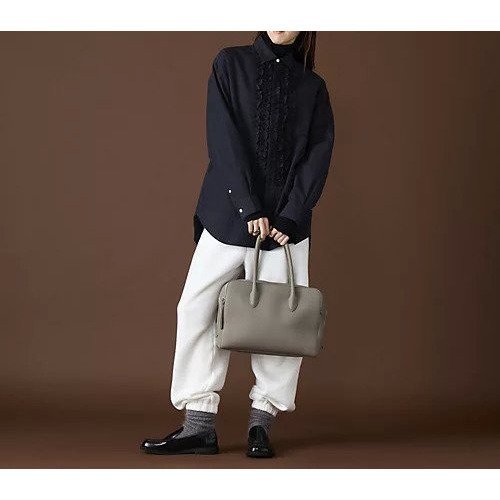 【ニコルソンアンド ニコルソン/nicholson&nicholson】のコットンナイロンフリルシャツ 人気、トレンドファッション・服の通販 founy(ファニー) 　ファッション　Fashion　レディースファッション　Ladies' Fashion Online　トップス・カットソー　Tops/Tshirt　シャツ/ブラウス　Shirts/Blouses　オケージョン　Occasion　シンプル　Simple　ダウン　Down　フィット　Fit　フリル　Frills　ワッシャー　Washer　冬　Winter　洗える　Washable　other-3|ID: prp329100004593082 ipo3291000000032612279