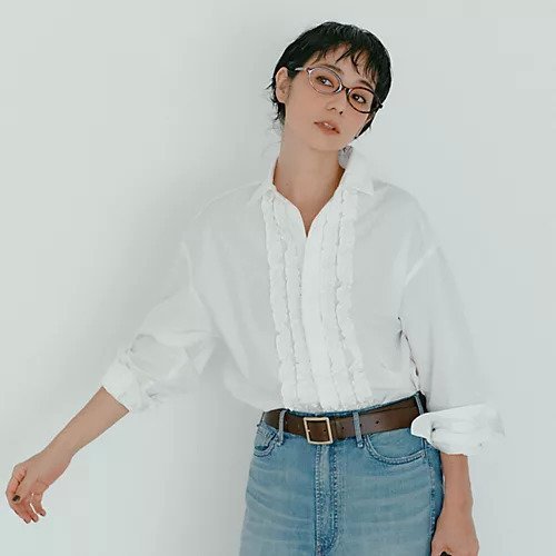 【ニコルソンアンド ニコルソン/nicholson&nicholson】のコットンナイロンフリルシャツ 人気、トレンドファッション・服の通販 founy(ファニー) 　ファッション　Fashion　レディースファッション　Fashion for Women　トップス・カットソー　Cut & Sew Tops　シャツ・ブラウス・オフィスカジュアル　Elegant Blouses & Button-Ups　オケージョン　Occasion Wear　ダウン　Down, Puffer　フィット　Fit, Slim Fit　フリル　Frill, Ruffle　ベーシック　Basic, Essential　ワッシャー　Washer, Crinkled Finish　冬　Winter / This Winter　洗える　Machine Washable　other-2|ID: prp329100004593082 ipo3291000000033771359