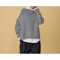 【ビショップ/Le Tricoteur】のOFF SHOULDER CROPPED GUERNSEY SWEATER 人気、トレンドファッション・服の通販 founy(ファニー) ファッション Fashion レディースファッション Fashion for Women トップス・カットソー Cut & Sew Tops レディースパーカー・カジュアルフーディー Casual Hoodies & Sweatshirts スウェット・クルーネックトップス Sweatshirts & Crewnecks / Relaxed Fit Sweat Tops コンパクト Compact, Small Size ショート Short, Short Length セーター Sweater, Knitwear 定番 Standard, Basic Item フランス France, French ボーダー Border, Stripe ビジネス 仕事 通勤 Business / Work / Commuting |ID:prp329100004593085