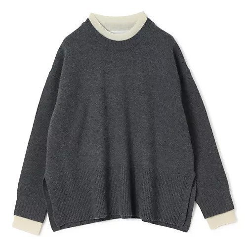 【アダワス/ADAWAS】のレイヤードニット インテリア・キッズ・メンズ・レディースファッション・服の通販 founy(ファニー) 　ファッション　Fashion　レディースファッション　Fashion for Women　トップス・カットソー　Cut & Sew Tops　ニット　Knit Tops & Sweaters　コラボ　Collaboration, Collab　【HPS別注】CHARCOAL|ID: prp329100004593086 ipo3291000000034018018