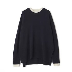 【アダワス/ADAWAS】のレイヤード風ニット 人気、トレンドファッション・服の通販 founy(ファニー) ファッション Fashion レディースファッション Fashion for Women トップス・カットソー Cut & Sew Tops ニット Knit Tops & Sweaters バランス Balance, Style Balance |ID:prp329100004593086