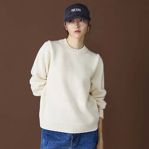 【スローン/SLOANE】の5G ジーロンラム カシミヤ クルーネック 人気、トレンドファッション・服の通販 founy(ファニー) 　ファッション　Fashion　レディースファッション　Ladies' Fashion Online　イタリア　Italy　カシミヤ　Cashmere　別注　Special Order　other-2|ID: prp329100004593087 ipo3291000000032612303