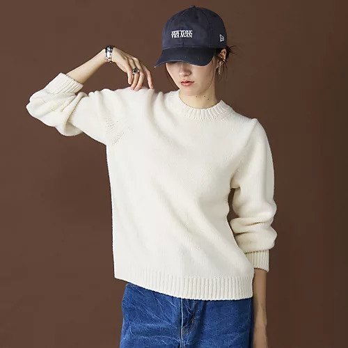 【スローン/SLOANE】の5G ジーロンラム カシミヤ クルーネック 人気、トレンドファッション・服の通販 founy(ファニー) 　ファッション　Fashion　レディースファッション　Ladies' Fashion Online　イタリア　Italy　カシミヤ　Cashmere　別注　Special Order　other-3|ID: prp329100004593087 ipo3291000000032612304