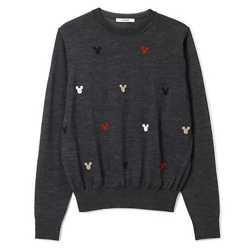 【スローン/SLOANE】の16Gインターシャ編み ウール MICKEY MOUSE/クルーネック 人気、トレンドファッション・服の通販 founy(ファニー) 　ファッション　Fashion　レディースファッション　Ladies' Fashion Online　ハンド　Hand　モチーフ　Motif　 other-1|ID: prp329100004593088 ipo3291000000032612305