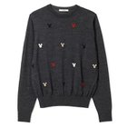 【スローン/SLOANE】の16Gインターシャ編み ウール MICKEY MOUSE/クルーネック 人気、トレンドファッション・服の通販 founy(ファニー) ファッション Fashion レディースファッション Ladies' Fashion Online ハンド Hand モチーフ Motif thumbnail グレー|ID: prp329100004593088 ipo3291000000032612306