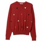 【スローン/SLOANE】の16Gインターシャ編み ウール MICKEY MOUSE/クルーネック 人気、トレンドファッション・服の通販 founy(ファニー) ファッション Fashion レディースファッション Ladies' Fashion Online ハンド Hand モチーフ Motif thumbnail レッド|ID: prp329100004593088 ipo3291000000032612307