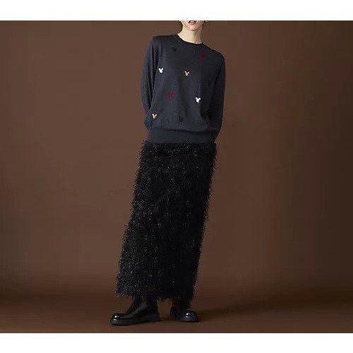 【スローン/SLOANE】の16Gインターシャ編み ウール MICKEY MOUSE/クルーネック 人気、トレンドファッション・服の通販 founy(ファニー) 　ファッション　Fashion　レディースファッション　Ladies' Fashion Online　ハンド　Hand　モチーフ　Motif　other-3|ID: prp329100004593088 ipo3291000000032612309
