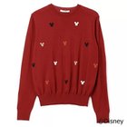 【スローン/SLOANE】の16Gインターシャ編み ウール MICKEY MOUSE/クルーネック レッド|ID: prp329100004593088 ipo3291000000035606508
