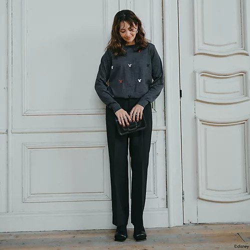 【スローン/SLOANE】の16Gインターシャ編み ウール MICKEY MOUSE/クルーネック 人気、トレンドファッション・服の通販 founy(ファニー) 　ファッション　Fashion　レディースファッション　Fashion for Women　other-2|ID: prp329100004593088 ipo3291000000035606510