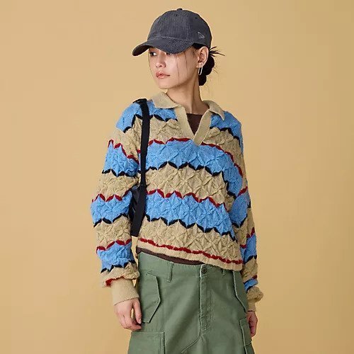 【コーヘン/Coohem】のMOHAIR WOOL TUCK BORDER KNIT P/O インテリア・キッズ・メンズ・レディースファッション・服の通販 founy(ファニー) 　ファッション　Fashion　レディースファッション　Ladies' Fashion Online　トップス・カットソー　Tops/Tshirt　ニット　Knit Tops　セーター　Sweater　モヘア　Mohair　BEIGE|ID: prp329100004593090 ipo3291000000032612317