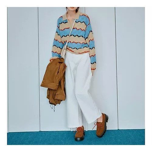 【コーヘン/Coohem】のMOHAIR WOOL TUCK BORDER KNIT P/O 人気、トレンドファッション・服の通販 founy(ファニー)  ファッション Fashion レディースファッション Fashion for Women トップス・カットソー Cut & Sew Tops ニット Knit Tops & Sweaters ヴィンテージ Vintage Style コンパクト Compact, Small Size スキッパー Skipper, Open Collar セーター Sweater, Knitwear モダン Modern, Contemporary other-2|ID: prp329100004593090 ipo3291000000034337727