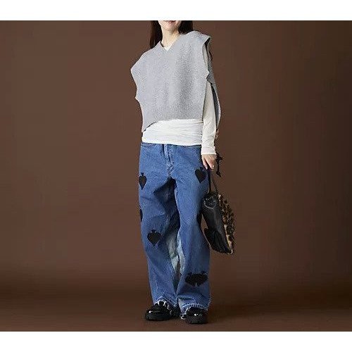 【アダワス/ADAWAS】のCASHMEREーBLEND VEST 人気、トレンドファッション・服の通販 founy(ファニー) 　ファッション　Fashion　レディースファッション　Ladies' Fashion Online　アウター　Coat Outerwear　トップス・カットソー　Tops/Tshirt　ベスト/ジレ　Gilets/Vests　コラボ　Collaboration　other-3|ID: prp329100004593091 ipo3291000000032612324