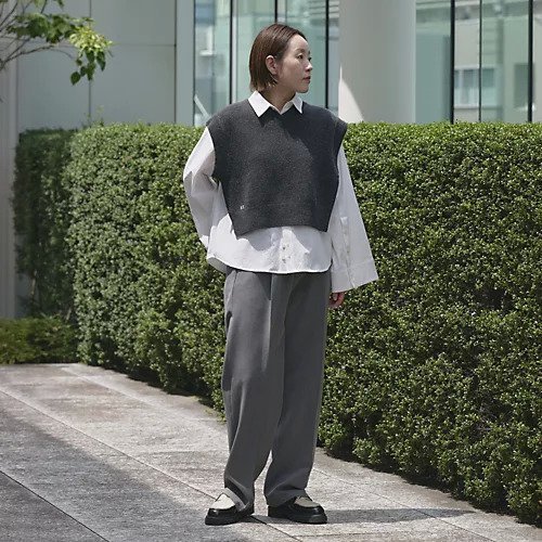 【アダワス/ADAWAS】のCASHMEREーBLEND VEST 人気、トレンドファッション・服の通販 founy(ファニー) 　ファッション　Fashion　レディースファッション　Fashion for Women　アウター　Coat / Outerwear Collection　トップス・カットソー　Cut & Sew Tops　ベスト&ジレ / 重ね着スタイル　Vests & Gilets　アクセサリー　Fashion Accessories　コラボ　Collaboration, Collab　ジャケット　Jacket, Outerwear　ベスト　Vest, Waistcoat　other-3|ID: prp329100004593091 ipo3291000000035298101