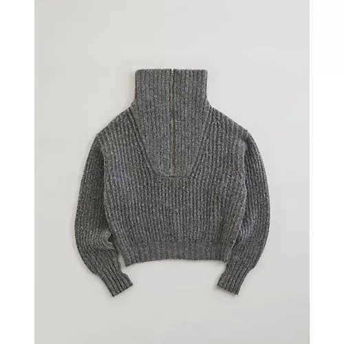 【シンゾーン/Shinzone】のDUFFY HALF ZIP KNIT インテリア・キッズ・メンズ・レディースファッション・服の通販 founy(ファニー) 　ファッション　Fashion　レディースファッション　Ladies' Fashion Online　トップス・カットソー　Tops/Tshirt　ニット　Knit Tops　エアリー　Airy　コンパクト　Compact　バランス　Balance　ベビー　Baby　リュクス　Luxe　エレガント 上品　Elegant　C.GRAY|ID: prp329100004593094 ipo3291000000032612340
