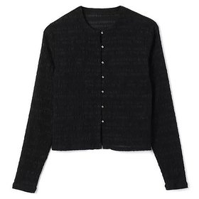 【スアデオ/suadeo】のシャーリングカーディガン 人気、トレンドファッション・服の通販 founy(ファニー) ファッション Fashion レディースファッション Fashion for Women トップス・カットソー Cut & Sew Tops カーディガン・羽織り Layered Style Cardigans アクセサリー Fashion Accessories カーディガン Cardigan, Knitwear ギャザー Gathered, Ruffled コンパクト Compact, Small Size シアー Sheer, See-Through シャーリング Shirring, Ruched シンプル Simple, Minimal メタル Metal, Metal Parts 洗える Machine Washable |ID:prp329100004593098