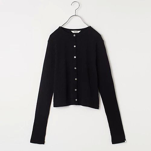 【オブラダ/Oblada】の【洗える】RIB CARDIGAN インテリア・キッズ・メンズ・レディースファッション・服の通販 founy(ファニー) ファッション Fashion レディースファッション Fashion for Women トップス・カットソー Cut & Sew Tops カーディガン・羽織り Layered Style Cardigans キャミソール Camisole, Spaghetti Strap Top コンパクト Compact, Small Size ボトム Bottoms, Lower Wear 洗える Machine Washable BLACK|ID: prp329100004593100 ipo3291000000035442850