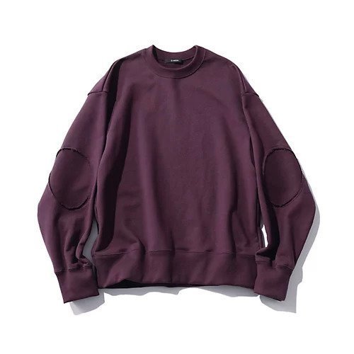 【チノ/CINOH】のHELENE SWEAT ELBOW PATCH DETAIL PULLOVER インテリア・キッズ・メンズ・レディースファッション・服の通販 founy(ファニー) 　ファッション　Fashion　レディースファッション　Fashion for Women　トップス・カットソー　Cut & Sew Tops　レディースパーカー・カジュアルフーディー　Casual Hoodies & Sweatshirts　カジュアルプルオーバー・ニットトップス　Pullovers & Knit Tops / Casual Pullovers　スウェット・クルーネックトップス　Sweatshirts & Crewnecks / Relaxed Fit Sweat Tops　スウェット / スエット　Sweatshirt, Sweatwear　ストライプ　Stripe, Striped Pattern　チェック　Check, Plaid, Tartan　プリーツ　Pleats, Pleated　メガネ　Glasses, Eyewear　メンズ　Men's, Menswear　今季　This Season, Current Season　別注　Limited Edition, Custom Order　洗える　Machine Washable　【HPS別注】ボルドー|ID: prp329100004593103 ipo3291000000033342503
