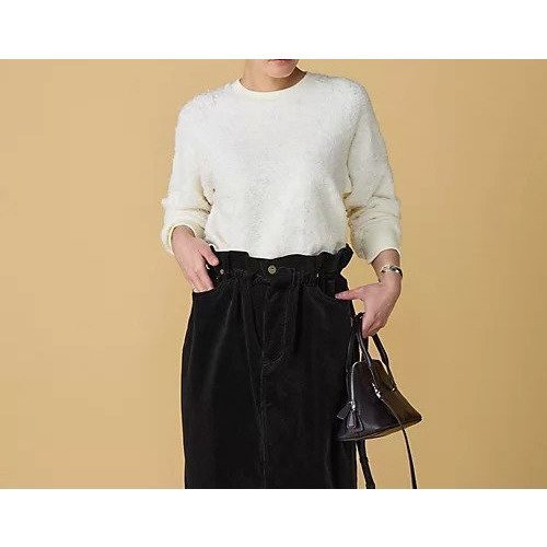 【チノ/CINOH】のPILE JAQUARED PULLOVER インテリア・キッズ・メンズ・レディースファッション・服の通販 founy(ファニー) https://founy.com/ ファッション Fashion レディースファッション Fashion for Women トップス・カットソー Cut & Sew Tops カジュアルプルオーバー・ニットトップス Pullovers & Knit Tops / Casual Pullovers ジャカード／ジャガード Jacquard, Woven Pattern スウェット / スエット Sweatshirt, Sweatwear スリット Slit, Slit Detail ダメージ Distressed, Destroyed ベーシック Basic, Essential ランダム Random, Irregular 洗える Machine Washable |ID: prp329100004593104 ipo3291000000035298143