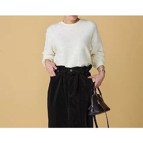 【チノ/CINOH】 PILE JAQUARED PULLOVER人気、トレンドファッション・服の通販 founy(ファニー) ファッション Fashion レディースファッション Fashion for Women トップス・カットソー Cut & Sew Tops カジュアルプルオーバー・ニットトップス Pullovers & Knit Tops / Casual Pullovers ジャカード／ジャガード Jacquard, Woven Pattern スウェット / スエット Sweatshirt, Sweatwear スリット Slit, Slit Detail ダメージ Distressed, Destroyed ベーシック Basic, Essential ランダム Random, Irregular 洗える Machine Washable |ID:prp329100004593104