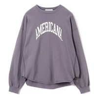 【アメリカーナ/Americana】のUSED加工 L/S T 人気、トレンドファッション・服の通販 founy(ファニー) ファッション Fashion レディースファッション Ladies' Fashion Online カットオフ Cut Off プリント Print 洗える Washable |ID:prp329100004593107