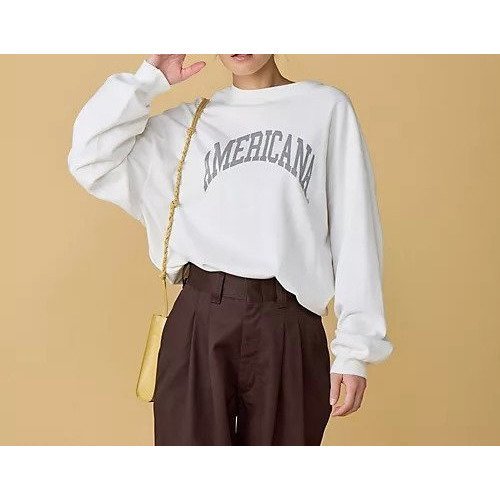 【アメリカーナ/Americana】のUSED加工 L/S T 人気、トレンドファッション・服の通販 founy(ファニー) 　ファッション　Fashion　レディースファッション　Ladies' Fashion Online　カットオフ　Cut Off　プリント　Print　洗える　Washable　other-2|ID: prp329100004593107 ipo3291000000032612402