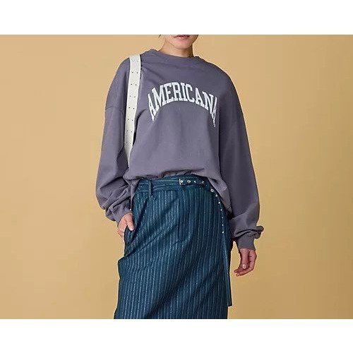 【アメリカーナ/Americana】のUSED加工 L/S T インテリア・キッズ・メンズ・レディースファッション・服の通販 founy(ファニー) https://founy.com/ ファッション Fashion レディースファッション Fashion for Women カットオフ Cut-Off Design プリント Print, Printed Pattern 洗える Machine Washable |ID: prp329100004593107 ipo3291000000035607340